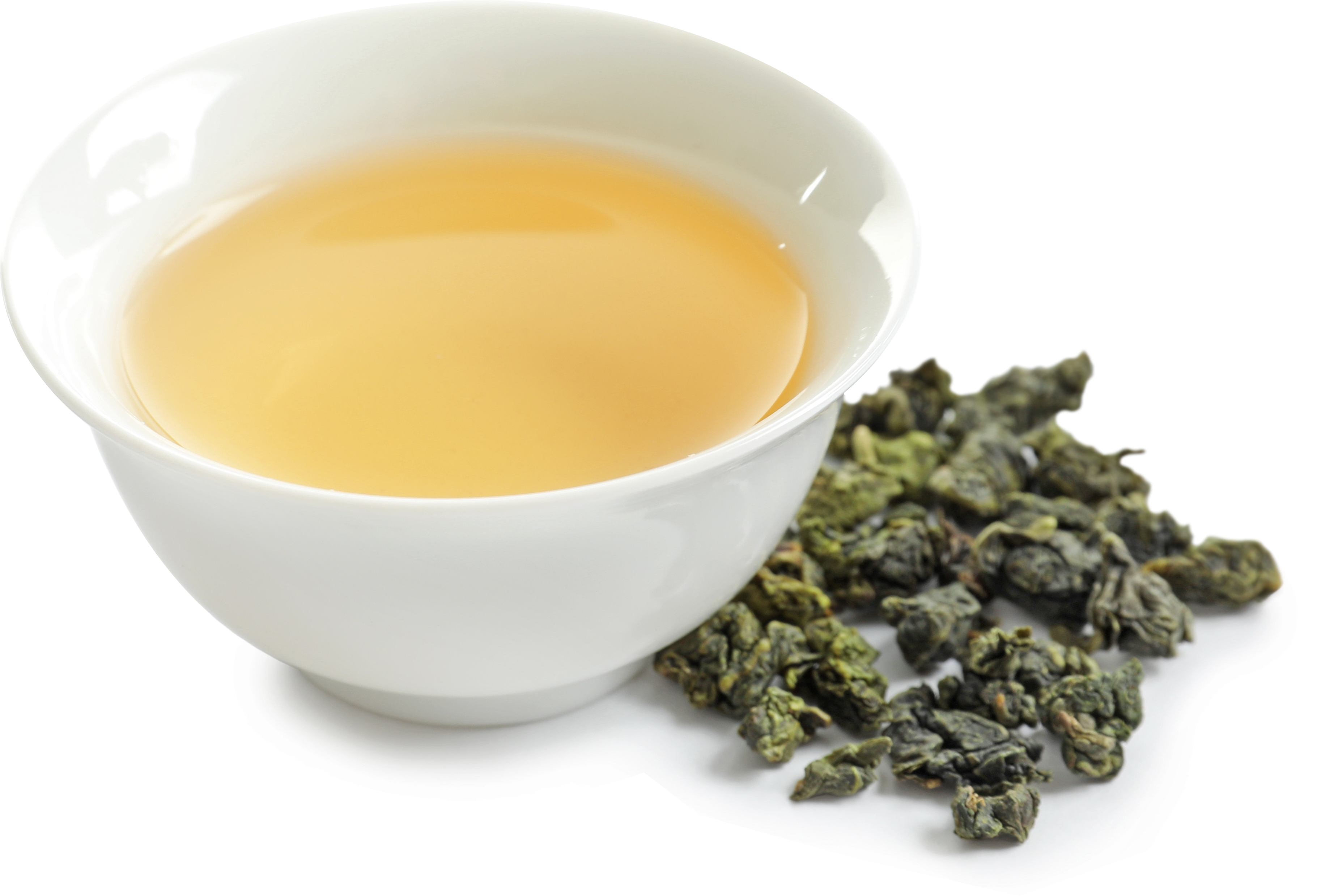 oolong tea and leaf